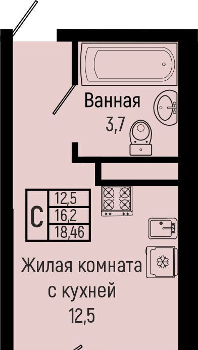 квартира р-н Туапсинский с Ольгинка ул Солнечная ЖК Sun Hills Olginka фото 1