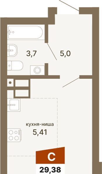 квартира г Екатеринбург Геологическая Юго-Западный жилрайон фото 1