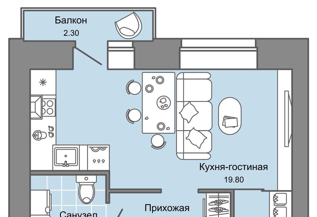 квартира г Пермь р-н Дзержинский Заимка ЖК Камаполис фото 1