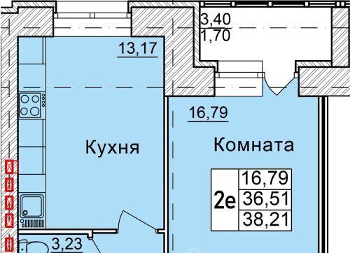 квартира г Северодвинск пр-кт Морской 72к/3 фото 1