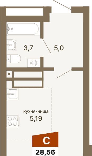 квартира г Екатеринбург Геологическая ул Волгоградская 197 фото 1