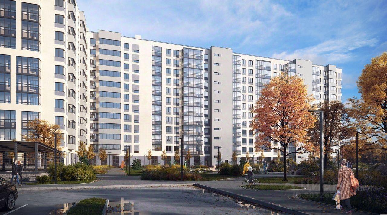 квартира г Кудрово Северное Кудрово пр-кт Строителей 3 Заневское городское поселение фото 10