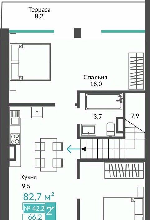 квартира г Алушта с Виноградное ул Сусловой фото 1