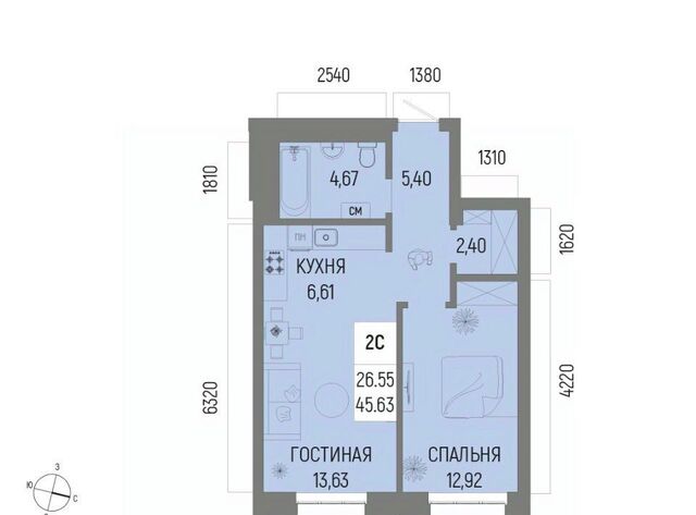 р-н Октябрьский ЖК «Новатор» Глумилино-1 мкр фото