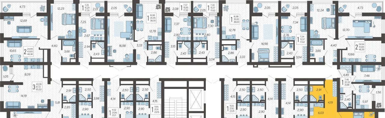 квартира г Сочи р-н Хостинский ЖК «Кислород» 5 фото 3