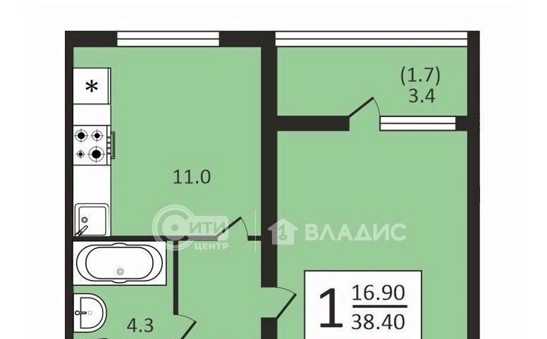 квартира г Воронеж р-н Центральный ул Загоровского 9/3 фото 1