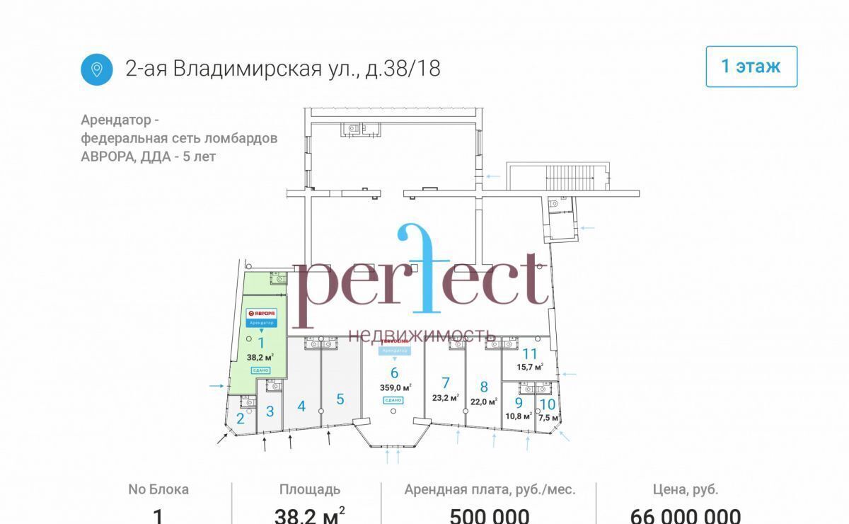 свободного назначения г Москва метро Перово ул 2-я Владимирская 38/18 фото 4