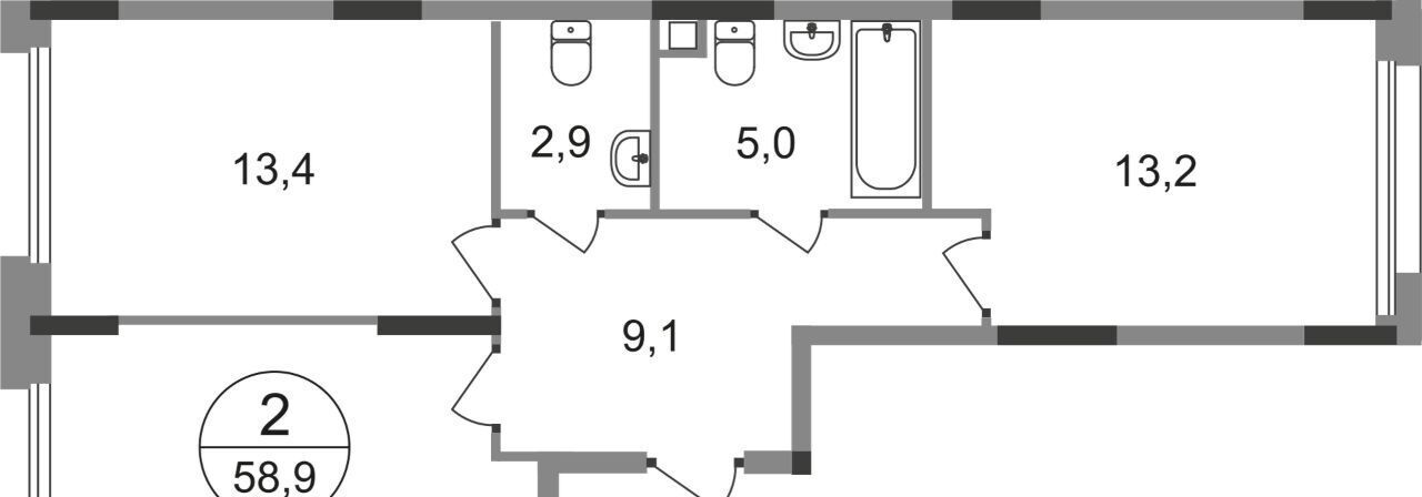 квартира г Москва п Внуковское Мичуринец, Переделкино Ближнее мкр, 18-й кв-л фото 1