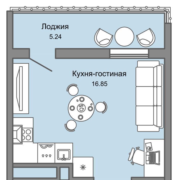 квартира г Ульяновск р-н Заволжский Новый Город 10-й кв-л, Улла жилой комплекс фото 1