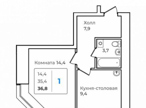 квартира г Благовещенск пер Зейский жилой комплекс фото 1