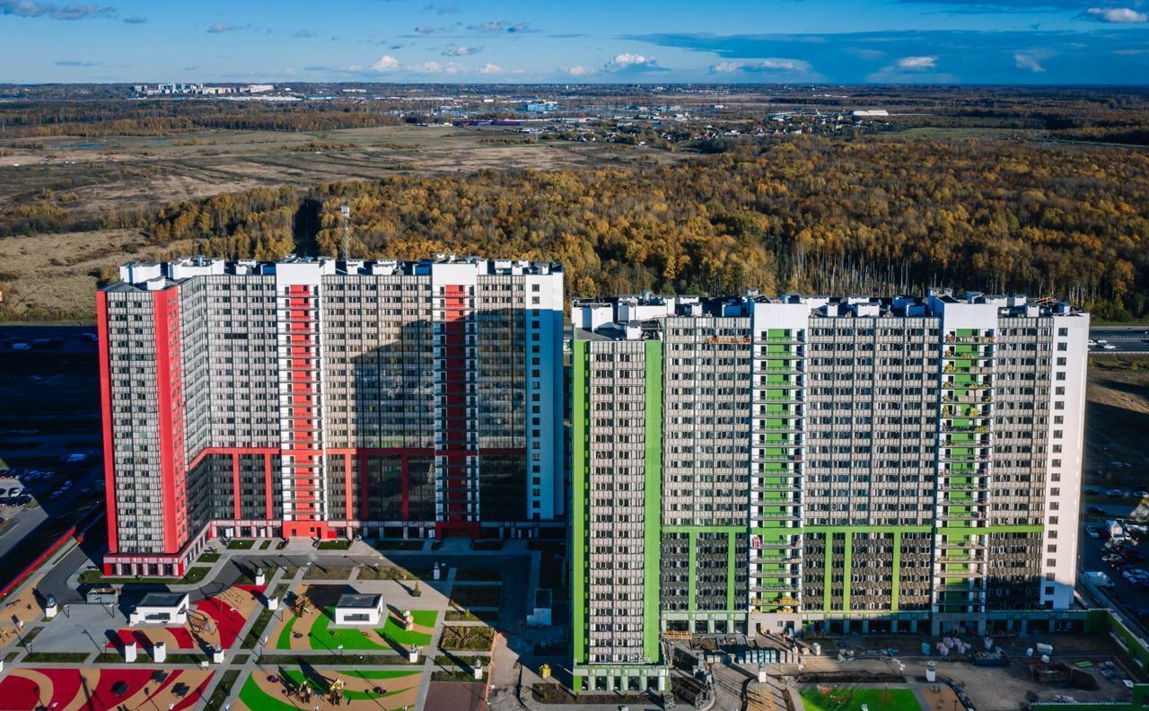 квартира г Кудрово Южное Кудрово ЖК «Геометрия» Улица Дыбенко фото 23
