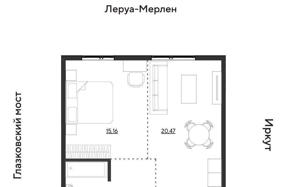 квартира г Иркутск р-н Свердловский ул Набережная Иркута 25 Затон кв-л фото 1