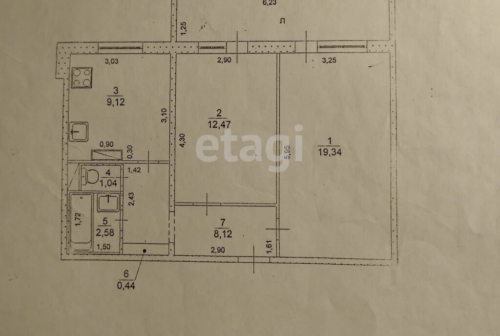 квартира г Ульяновск р-н Засвияжский ул Рябикова 25 фото 30