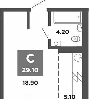 квартира г Краснодар р-н Прикубанский ул Конгрессная 21 фото 2