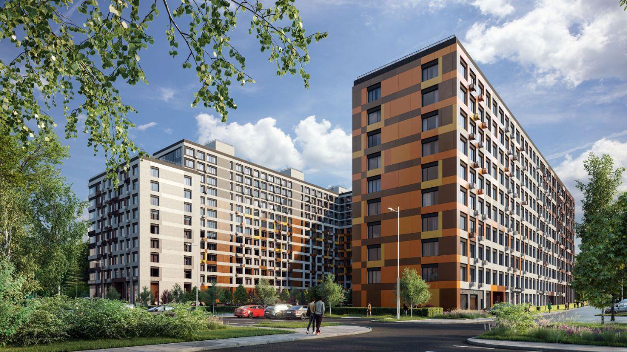 квартира г Красногорск ул Парковая 1 ЖК Микрогород в Лесу Москва, Отрадное фото 17
