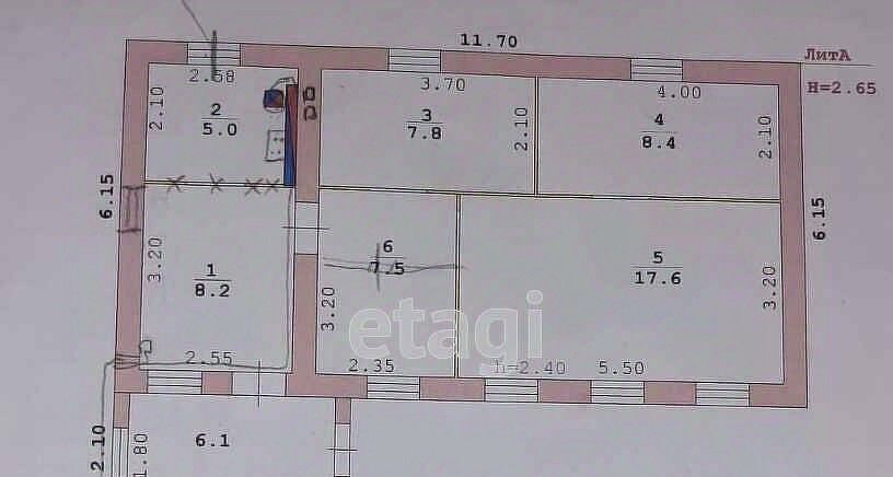 дом р-н Добринский с Средняя Матренка ул Набережная Среднематренский сельсовет фото 9