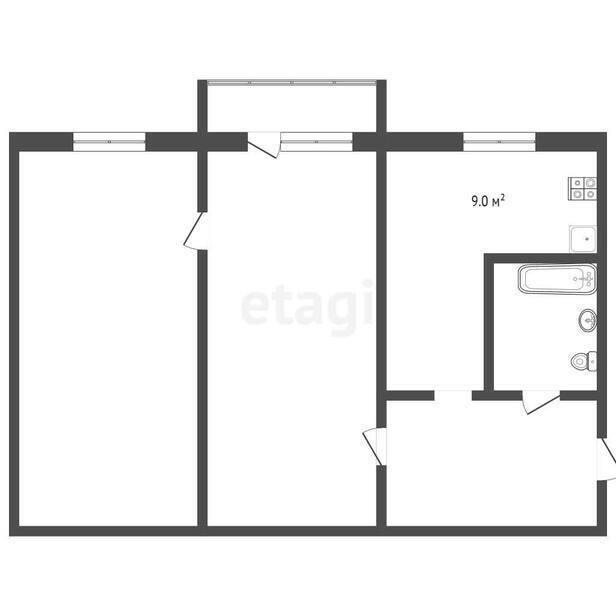 квартира г Орел р-н Советский ул Матвеева 29 фото 13