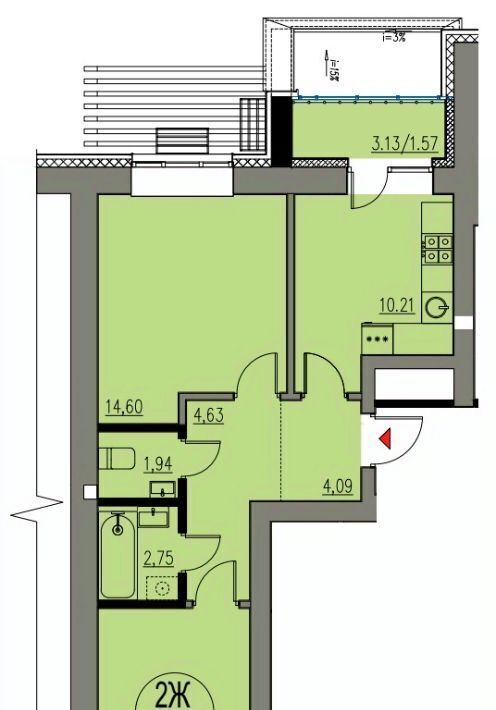 квартира г Казань Дубравная ул Кул Гали 29 фото 1