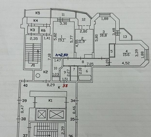 квартира г Королев ул Фрунзе 1е фото 38