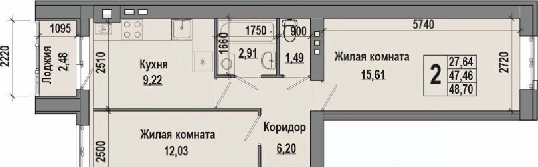 квартира г Волгоград р-н Советский жилой район Долина-2 жилрайон фото 1