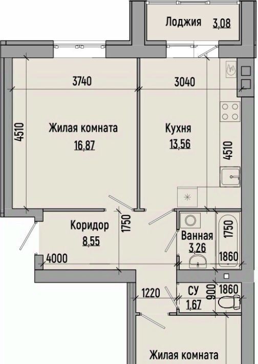 квартира г Волгоград р-н Советский жилой район Долина-2 жилрайон фото 1