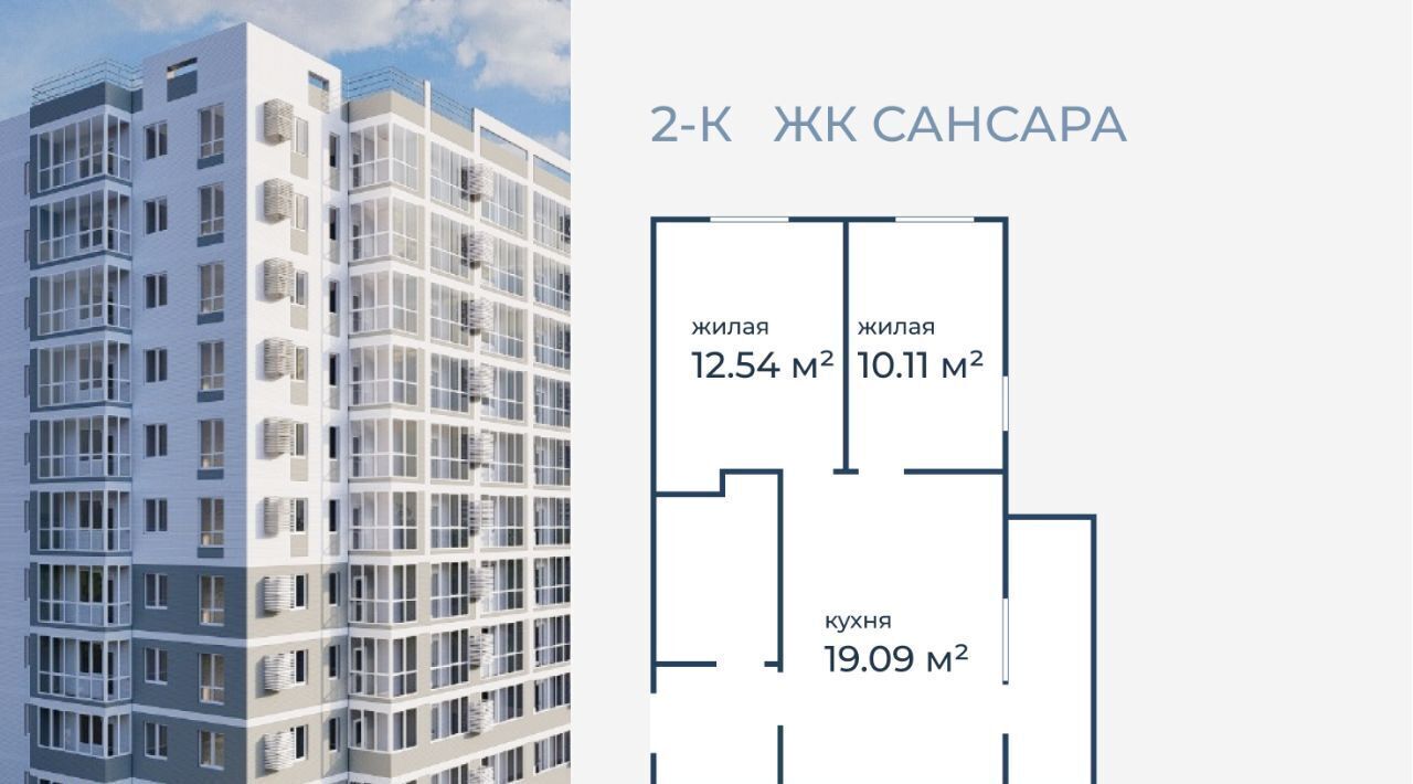 квартира г Волгоград р-н Краснооктябрьский ул Горишного 98 фото 1