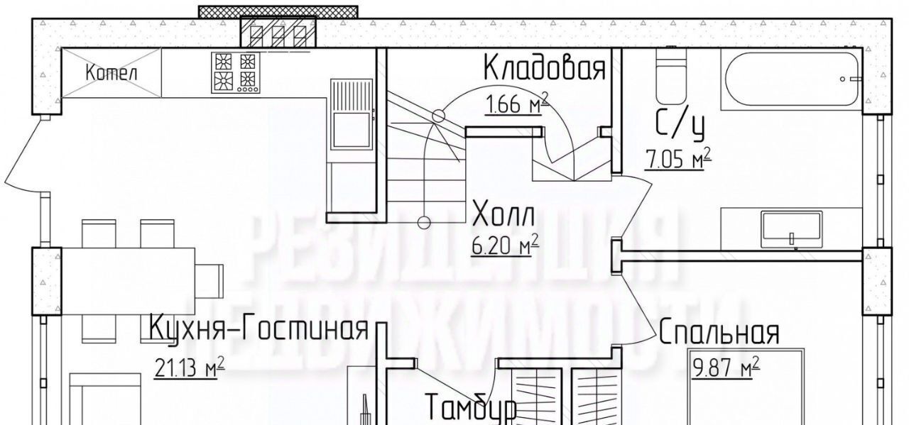 дом р-н Красноярский п Городцовка ул Центральная Юнгородок, Светлое Поле с пос фото 6