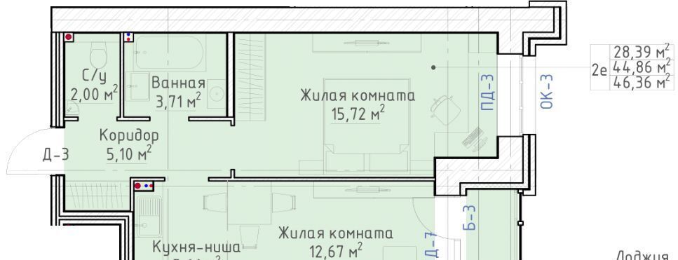 квартира г Киров р-н Первомайский Красный Химик фото 1