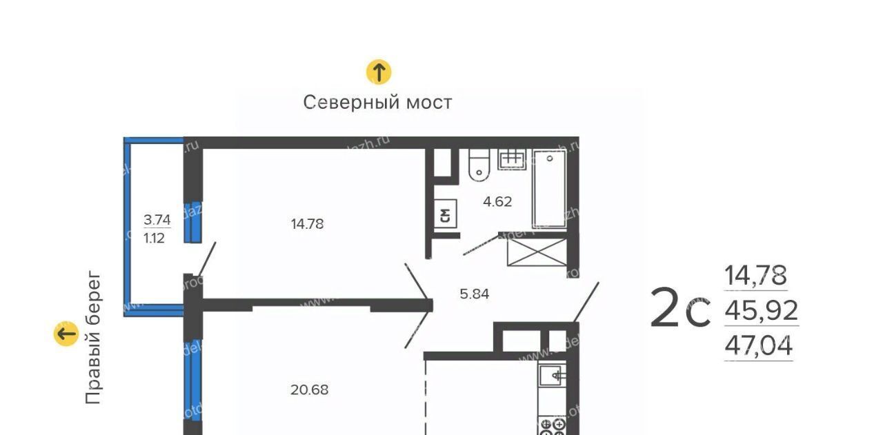 квартира г Воронеж р-н Железнодорожный пер Колхозный фото 1