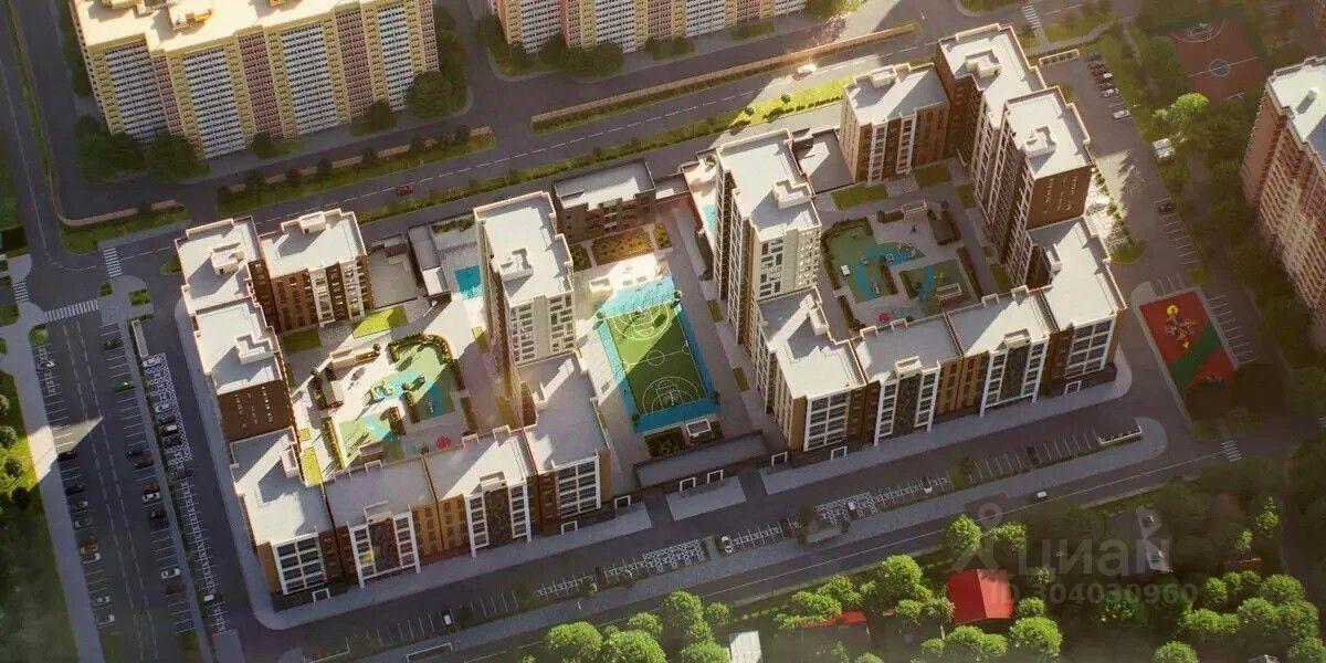 квартира г Краснодар р-н Прикубанский проезд им. Репина 5/2 ЖК «Репин-Парк» фото 2