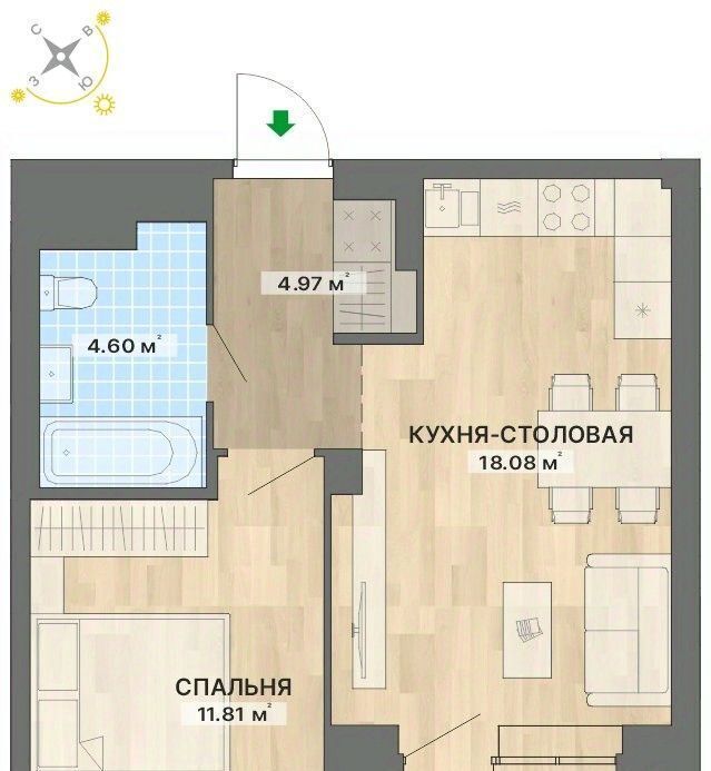 квартира г Екатеринбург Чкаловская ул Академика Парина фото 1