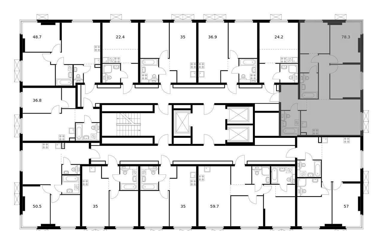 квартира г Москва метро Спартак ш Волоколамское 71 корп. 9 фото 2