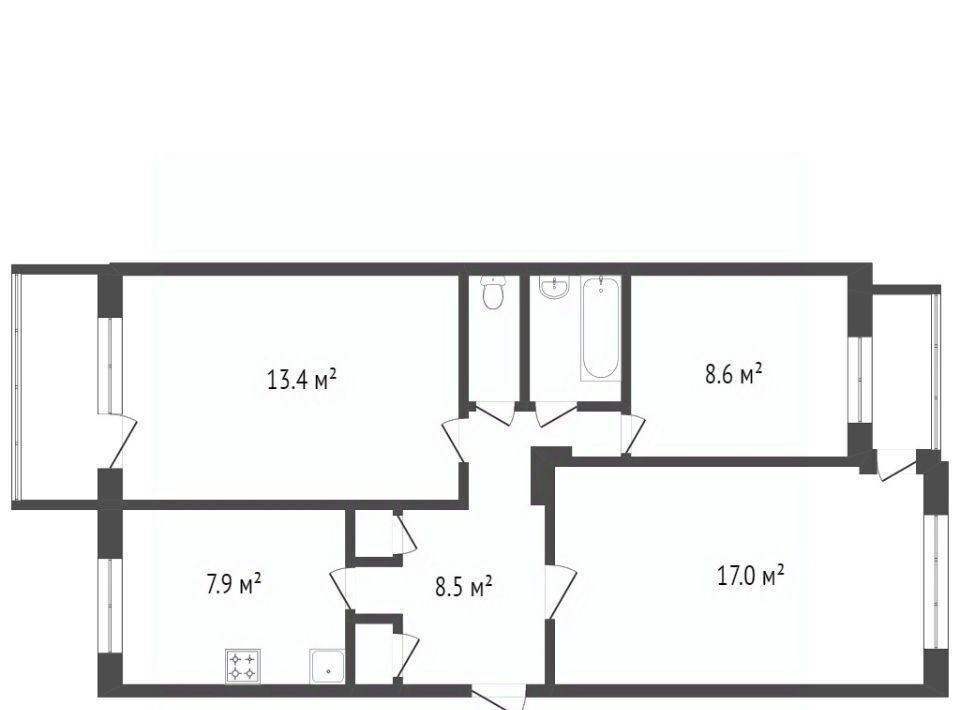 квартира г Красноярск р-н Кировский ул Щорса 73 фото 41