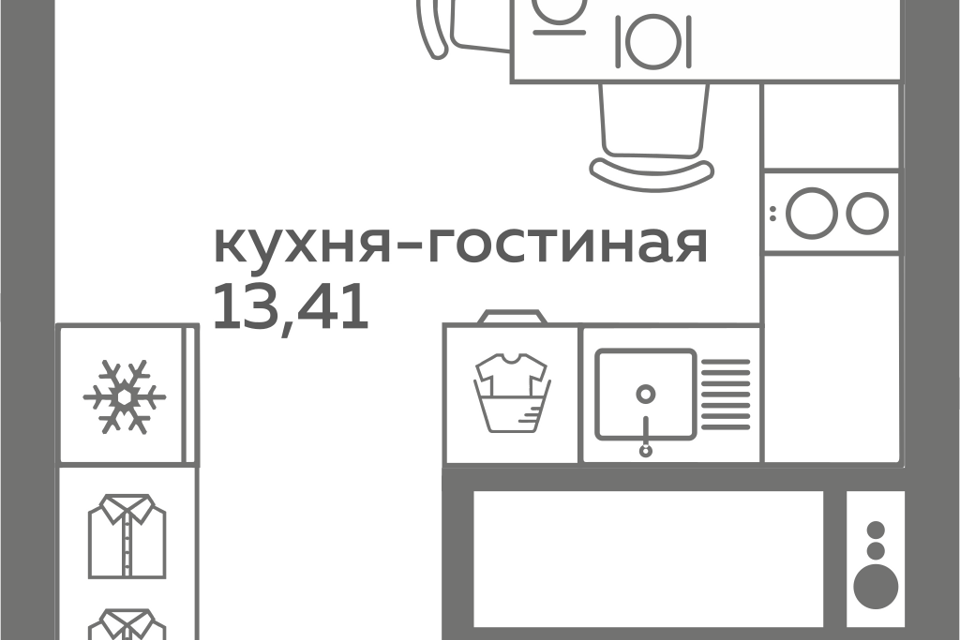 квартира г Тюмень ул Вадима Бованенко 10 городской округ Тюмень фото 1