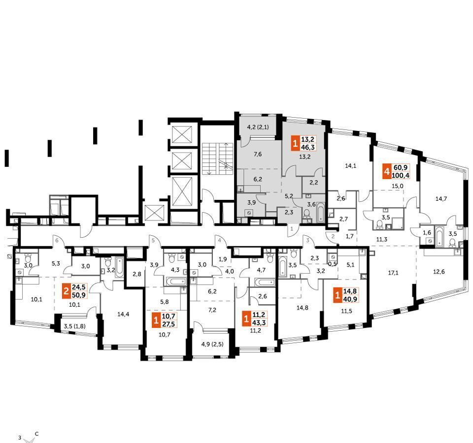 квартира г Москва метро Нагатинская ш Варшавское 37а/1 фото 2