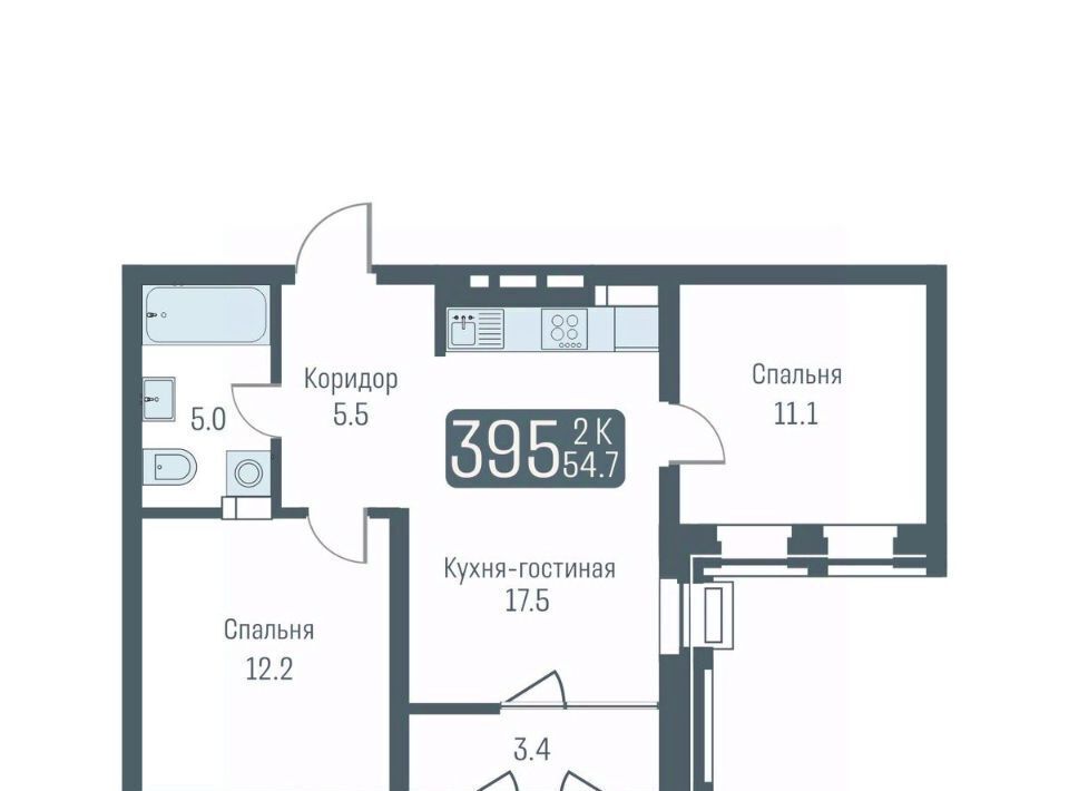 квартира г Новосибирск Студенческая ул Немировича-Данченко 145с/1 фото 1