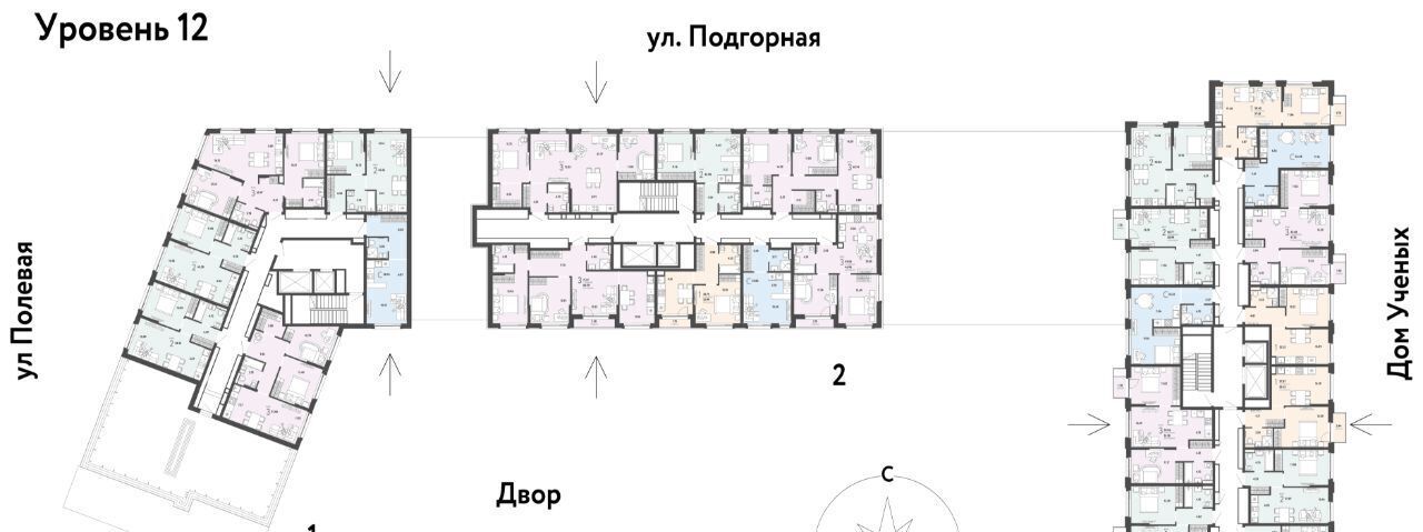 квартира г Тюмень р-н Калининский ул Подгорная 73 фото 2