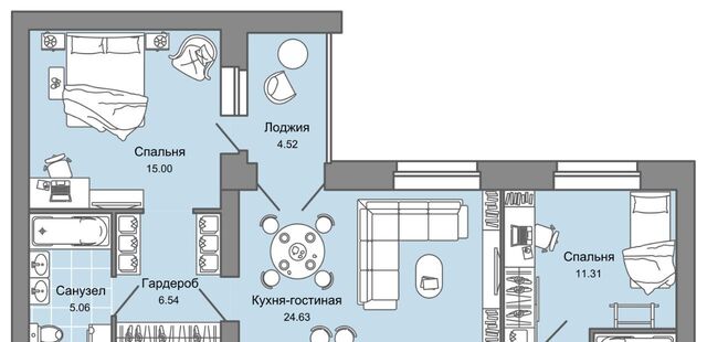 р-н Ленинский ул Дмитрия Козулева фото