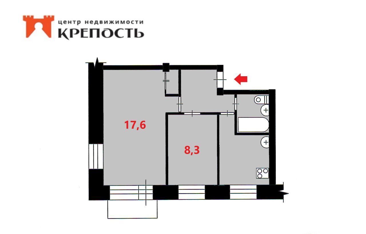 квартира г Железногорск ул Октябрьская 39 фото 17