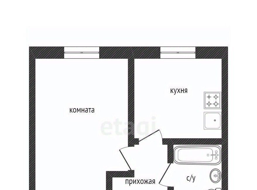 квартира г Калуга р-н Ленинский ул Георгия Амелина 9 ЖК «КОШЕЛЕВ-проект» фото 13