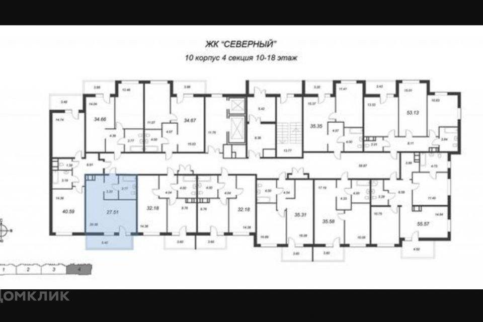 квартира р-н Всеволожский г Мурино улица Шоссе в Лаврики, 64к 1 фото 9