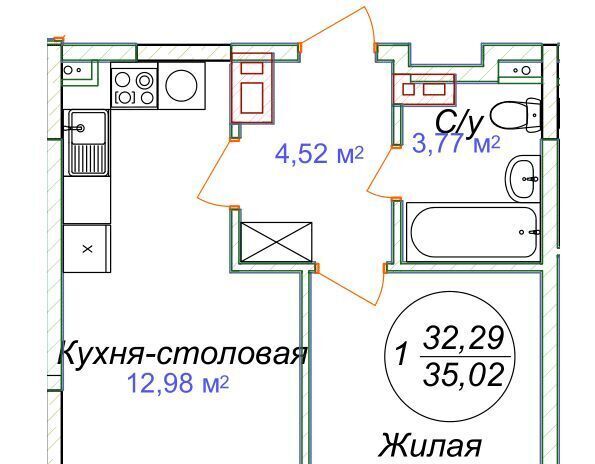 квартира р-н Минераловодский г Минеральные Воды фото 1