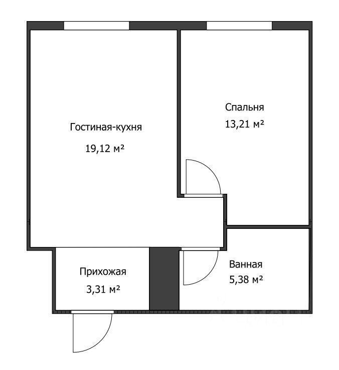 квартира г Москва ЮЗАО Южнопортовый пр-кт Волгоградский 32/5 1 ЖК «Метрополия» Московская область фото 12