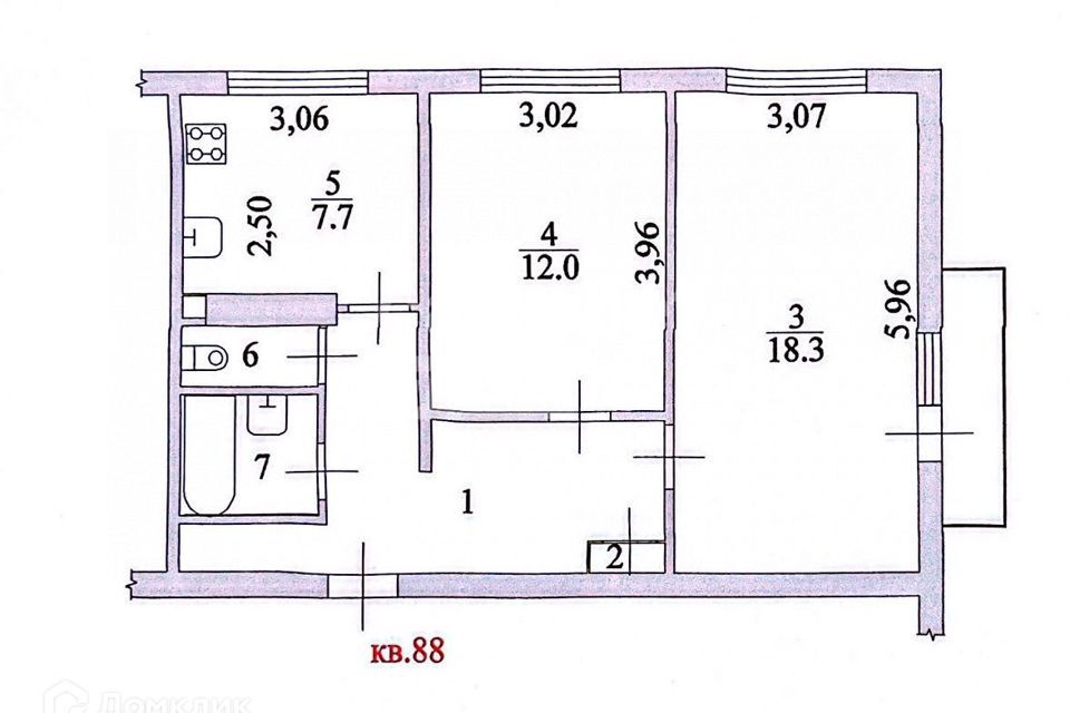 квартира г Кузнецк ул Радищева 23 Кузнецкий район фото 10