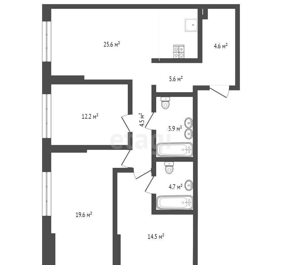 квартира г Москва метро Багратионовская ЖК Барклая 6 к 5 фото 7