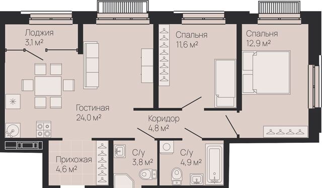 р-н Советский Горьковская дом 1 Клубный дом «Резиденция» фото