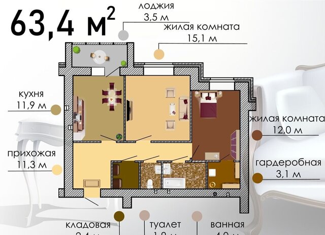 р-н Коминтерновский дом 55м фото