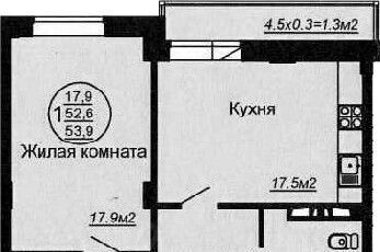 квартира г Краснодар пгт Пашковский р-н Карасунский жилмассив, ул. Криничная, 128к 1 фото 2