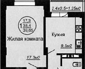 квартира г Краснодар пгт Пашковский р-н Карасунский жилмассив, ул. Криничная, 128к 1 фото 2