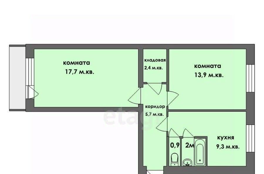 квартира г Тула р-н Центральный пр-кт Ленина 139 фото 26